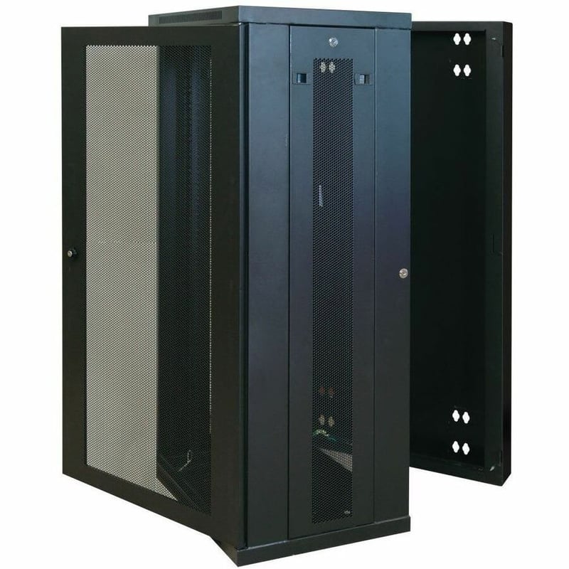 Tripp Lite by Eaton SmartRack 26U Low-Profile Switch-Depth Wall-Mount Half-Height Rack Enclosure Hinged Back - Thumbnail 2