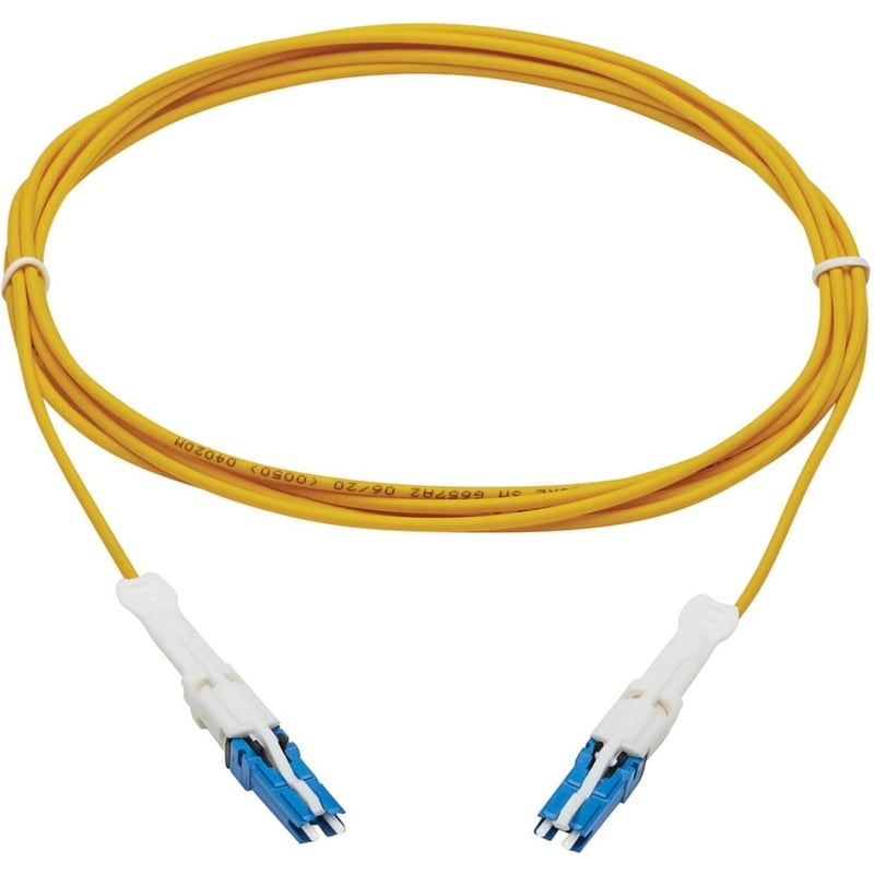 Eaton Tripp Lite Series 400G Duplex Singlemode 9/125 OS2 Fiber Optic Cable (CS-UPC/CS-UPC), Round LSZH Jacket, Yellow, 5 m - Thumbnail 2
