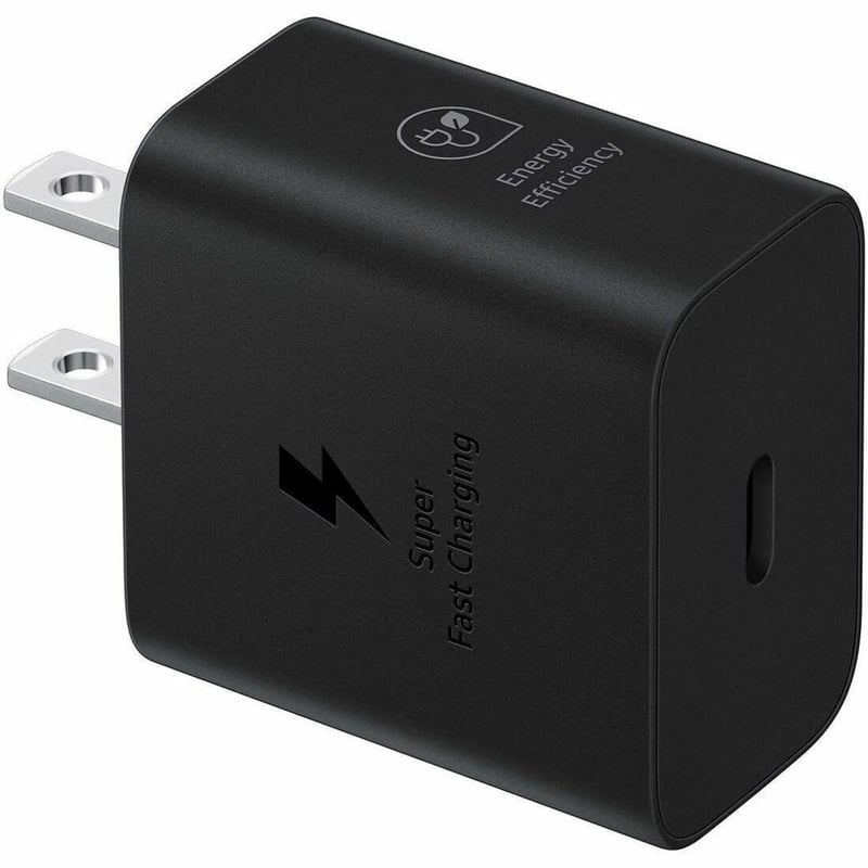 Samsung 25W PD Power Adapter, Black - Thumbnail 1