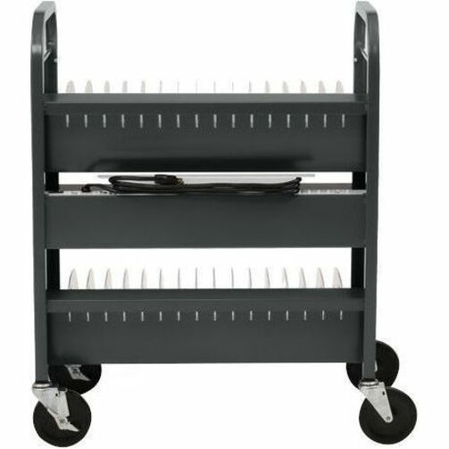 CUBE TRANSPORT CART 30-UNIT AC POWER CHARCOAL - Thumbnail 3