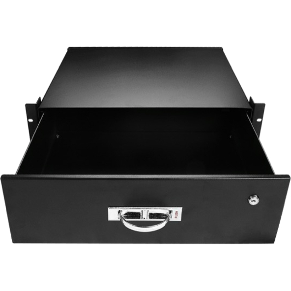 Claytek 3U Sliding Drawer with Key Lock - Thumbnail 4