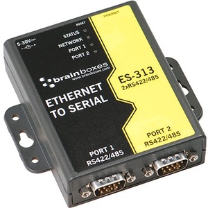 Brainboxes 2 Port RS422/485 Ethernet to Serial Adapter - Thumbnail 1
