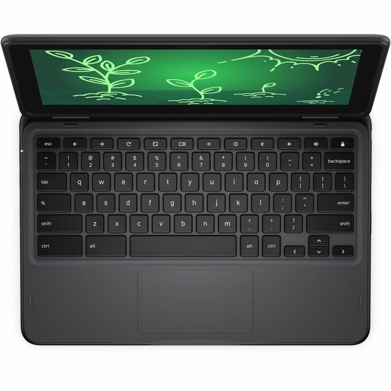Dell Chromebook 3000 3120 11.6" Clamshell Chromebook - HD - 60 Hz - Intel N-Series N100 - 4 GB - 64 GB Flash Memory - English (US) Keyboard - Thumbnail 4