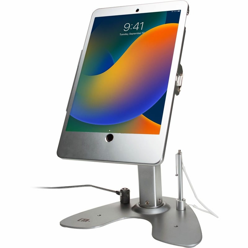 CTA Digital Dual Security Kiosk Stand with Locking Case and Cable for iPad 10.2-Inch - Thumbnail 1