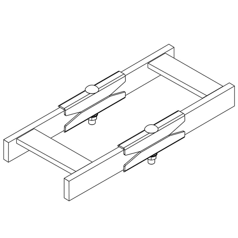 Tripp Lite by Eaton Butt-Splice Kit for Straight and 90-Degree Ladder Runway Sections - Hardware Included - Thumbnail 5