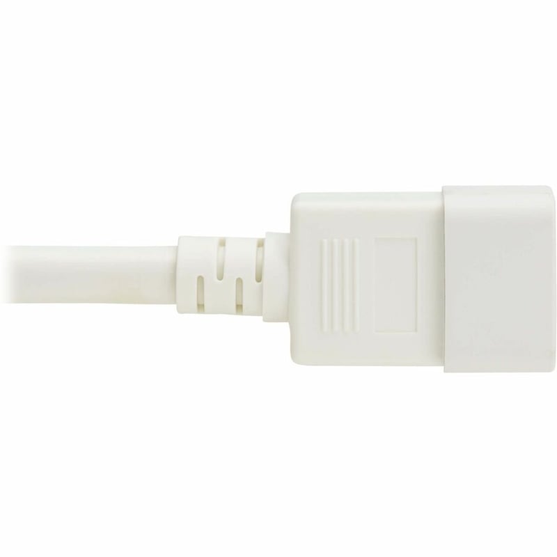 POWER CORD C20 C21 HEAVY-DUTY 20A 250V 12 AWG 3FT WHITE - Thumbnail 5