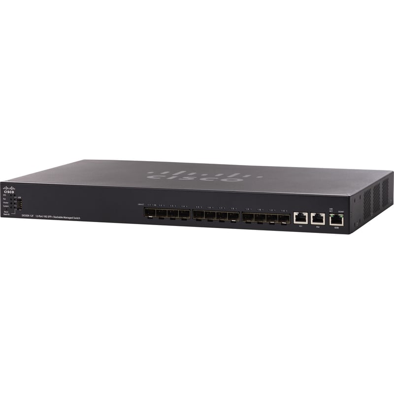 Cisco SX550X-12F 12-Port 10G SFP+ Stackable Managed Switch - Thumbnail 3