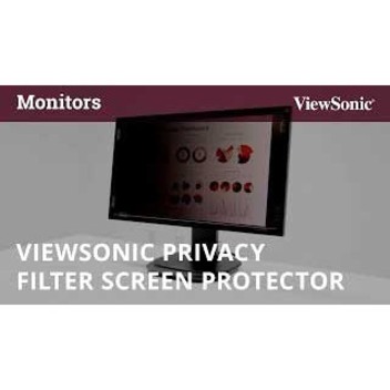 ViewSonic Privacy Filter Screen Protector Black - Thumbnail 4