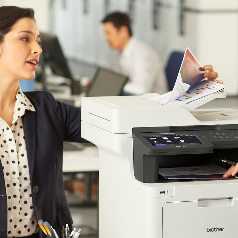 Brother MFC-L8905CDW Wireless Laser Multifunction Printer - Color - Thumbnail 4