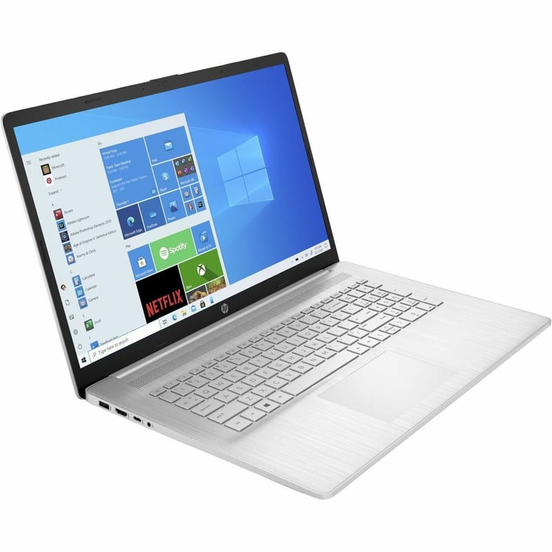 HP 17.3" Notebook - HD+ - 1600 x 900 - (Intel Core i3 11th Gen i3-1125G4 Quad-core (4 Core) - 8 GB Total RAM - 256 GB SSD - Natural Silver - Thumbnail 1