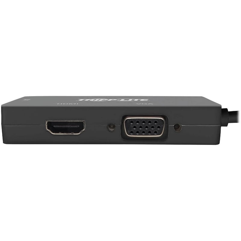 Tripp Lite by Eaton Keyspan Mini DisplayPort to VGA/DVI/HDMI All-in-One Video Converter Adapter 4K 60 Hz HDMI DP 1.2 Black 6 in. - Thumbnail 3