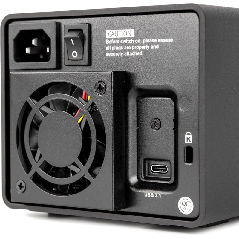 Rocstor Rocpro U33 USB Type-C Desktop RAID Storage - Thumbnail 4