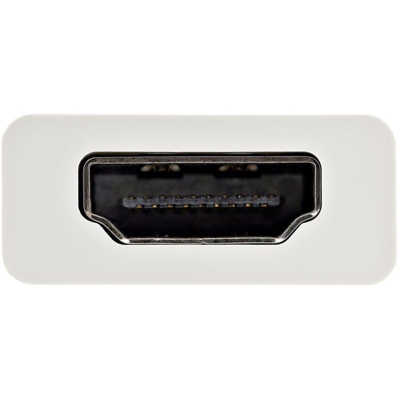 StarTech.com USB-C to HDMI Adapter - White - 4K 60Hz - Thunderbolt 3 Compatible - USB-C Adapter - USB Type C to HDMI Dongle Converter - Thumbnail 4