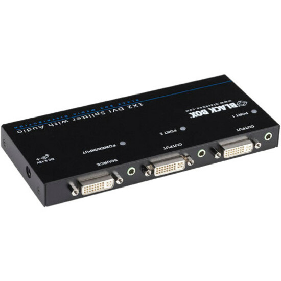 Black Box DVI-D Splitter with Audio and HDCP, 1 x 2 - Thumbnail 2