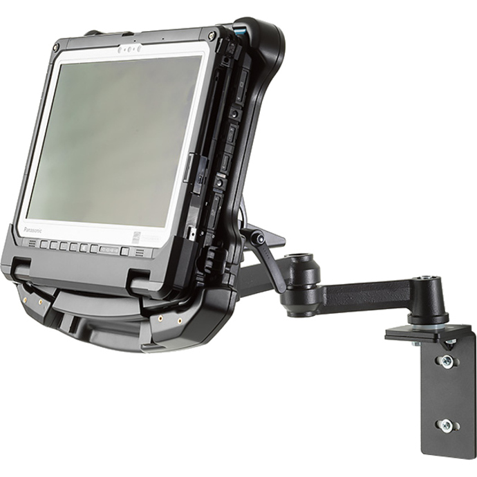 Gamber-Johnson Mounting Arm for Flat Panel Display, Tablet, Notebook - Black Powder Coat - Thumbnail 4