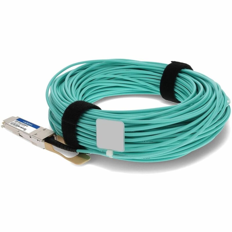 AddOn Cisco QSFP-100G-AOC20M Compatible TAA Compliant 100GBase-AOC QSFP28 to QSFP28 Direct Attach Cable (850nm, MMF, 20m) - Thumbnail 3