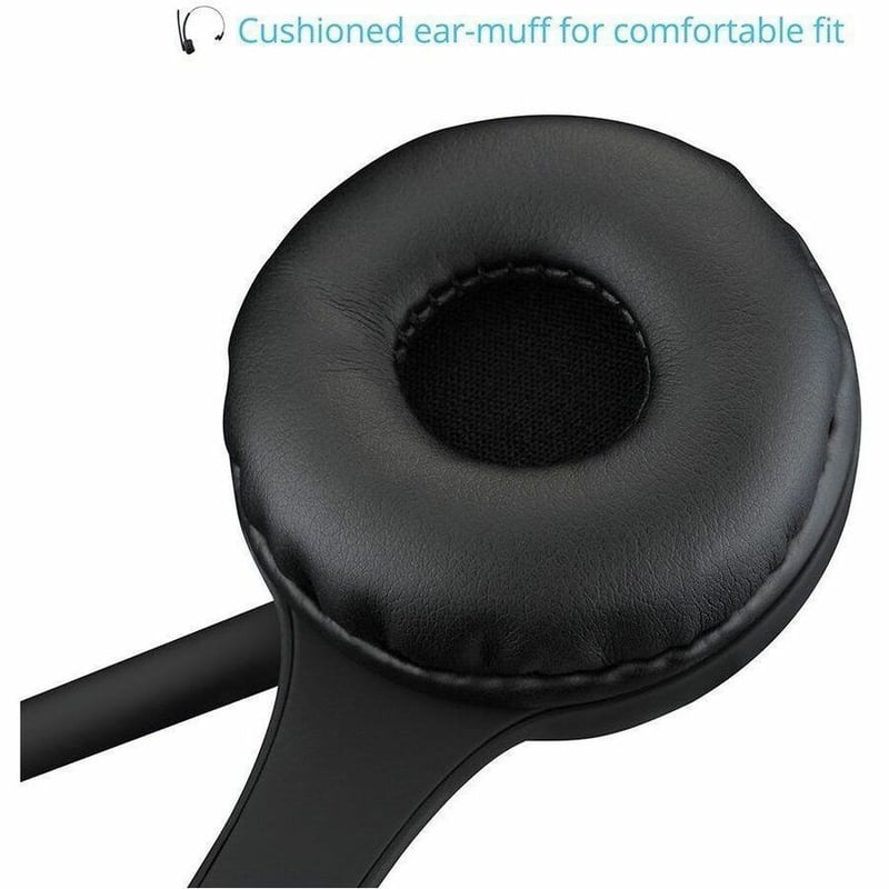 WIRELESS OFFICE HEADSET BLUETOOTH 5.2 SINGLE SPEAKER - Thumbnail 3