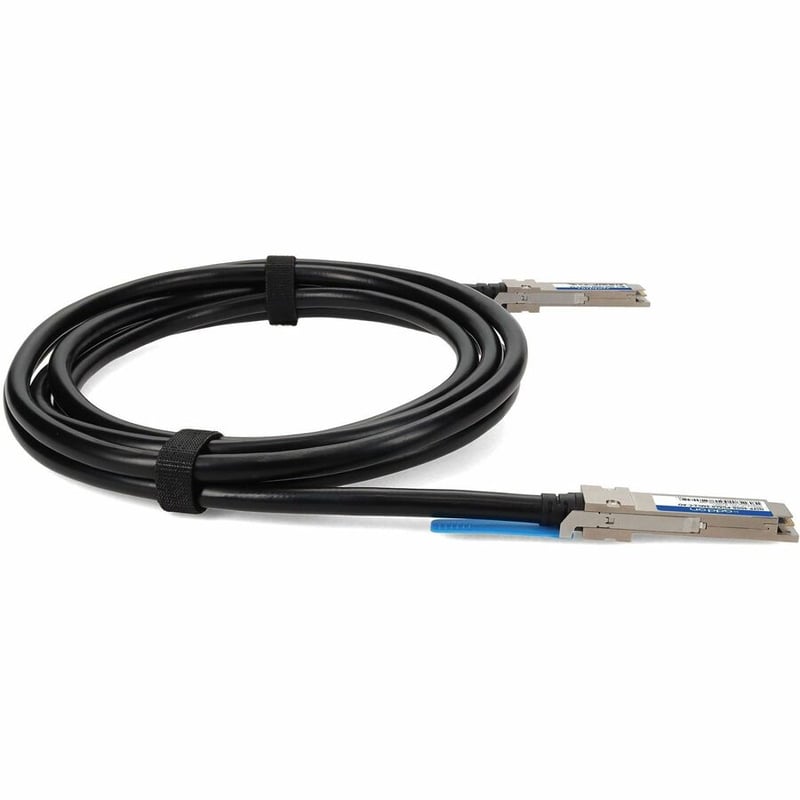 AddOn Cisco® Compatible TAA 40GBase-CU QSFP+ to QSFP+ Direct Attach Cable (Passive Twinax, 0.5m, Infiniband FDR10, 30AWG, LSZH) - Thumbnail 2