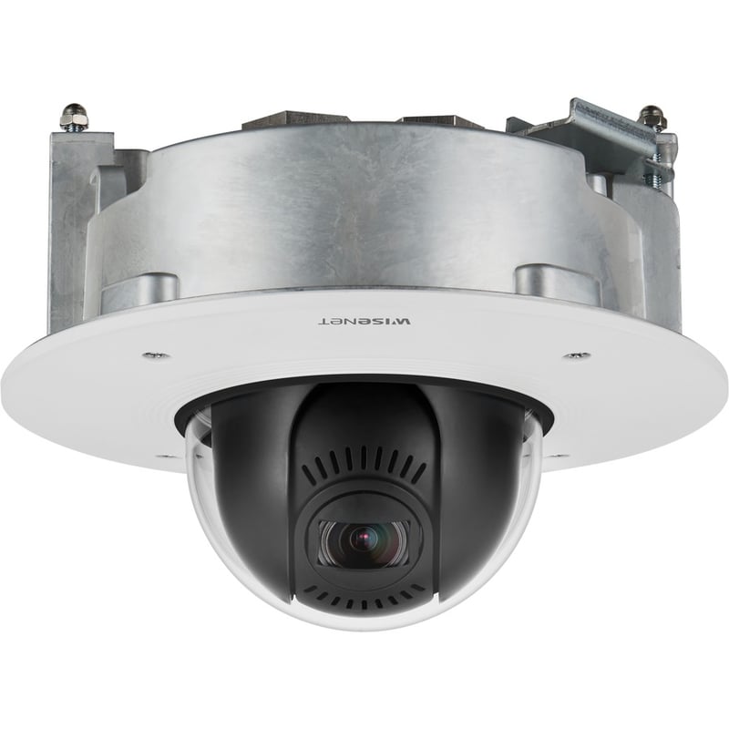 Wisenet XND-6081FZ 2 Megapixel Indoor HD Network Camera - Color, Monochrome - Dome - White