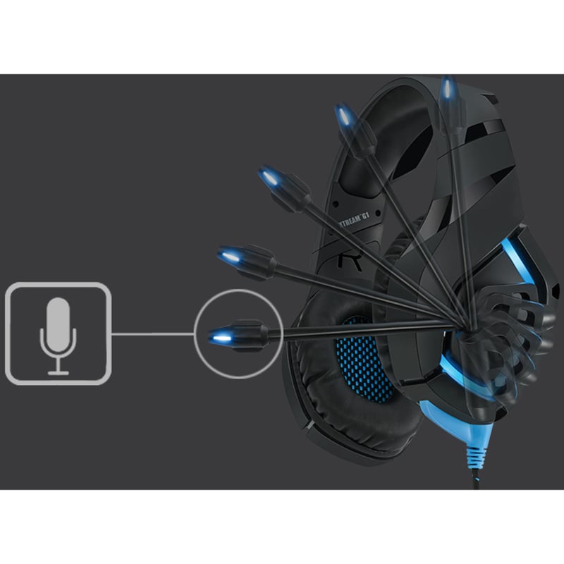 Adesso Stereo Gaming Headset with Microphone - Thumbnail 3