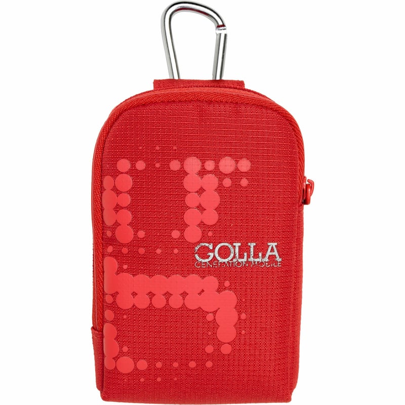 Golla Digi bag G1145 Carrying Case Camera - Red, Light Gray - Thumbnail 1