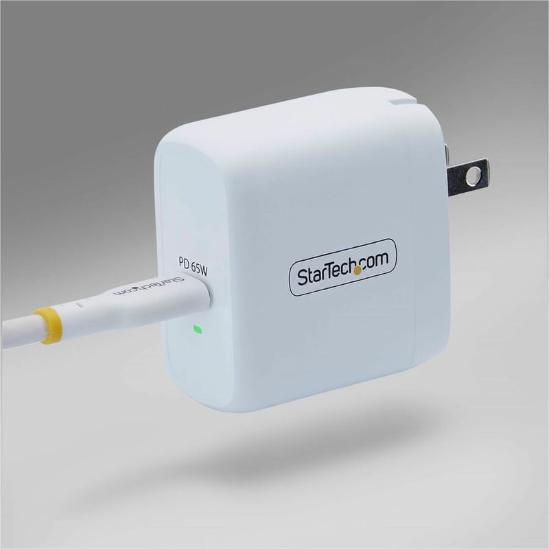 65W USB-C LAPTOP CHARGER GAN WITH POWER ADAPTER BRICK - Thumbnail 5