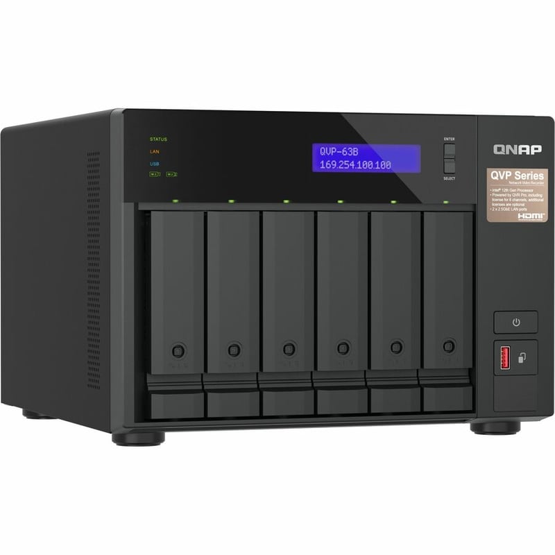 6 BAY NVR 8CH MAX CH 36 VMS BUILT-IN IP SURVEILLANCE HDMI - Thumbnail 5
