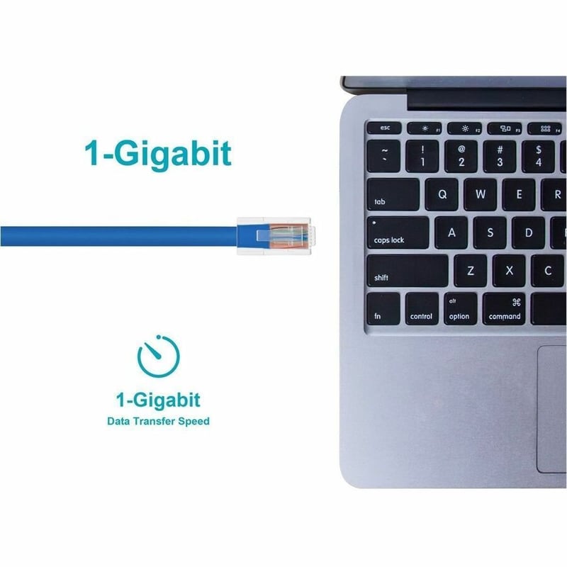 CAT5E UTP PATCH CABLE_ 7FT BLUE - Thumbnail 5