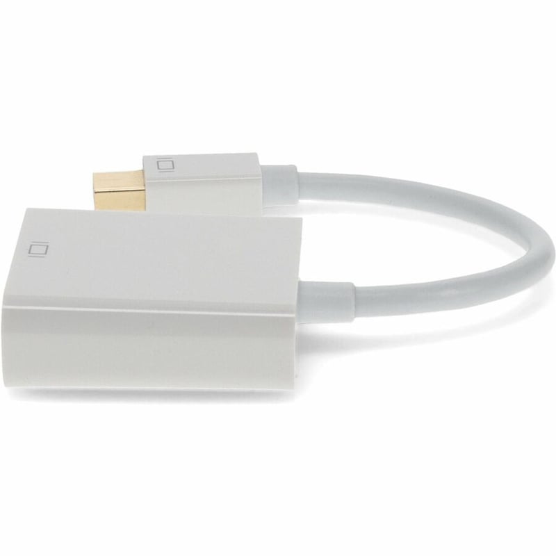 5PK Mini-DisplayPort 1.1 Male to VGA Female Black Adapters Which Supports Intel Thunderbolt For Resolution Up to 1920x1200 (WUXGA) - Thumbnail 2