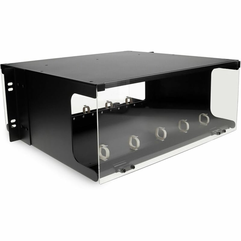 AddOn 19-inch Patch Panel 4U Chassis with 12 Open LGX Cassette Bays - Thumbnail 3