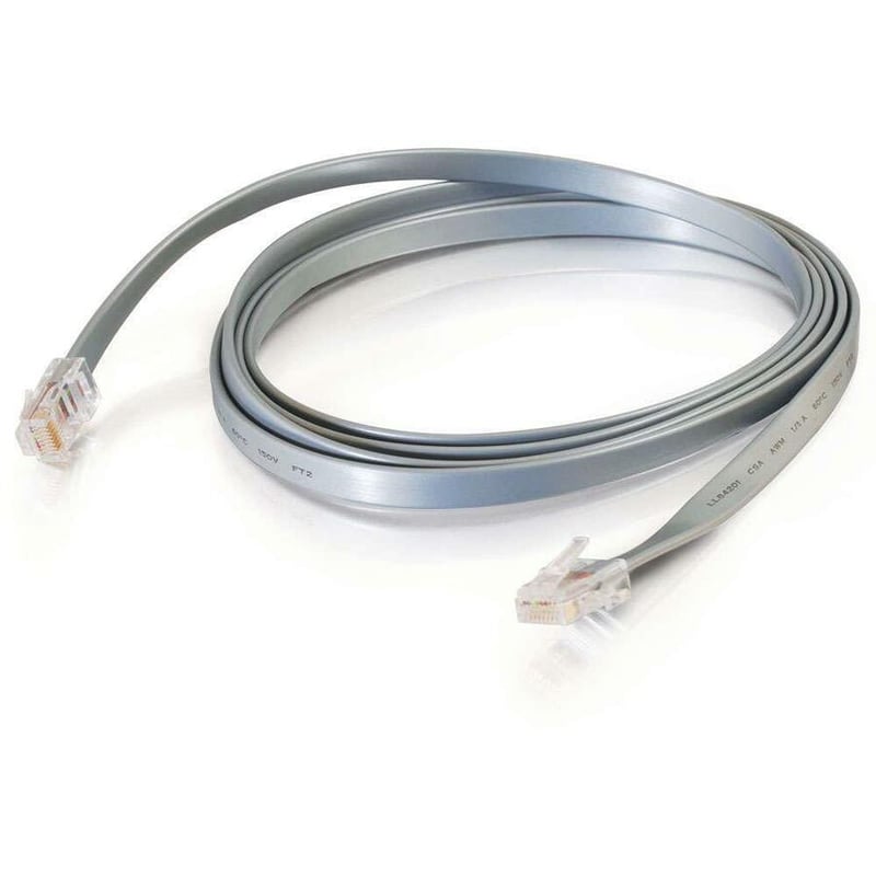 C2G 7ft RJ45 8P8C Crossed/Rollover Modular Cable - Thumbnail 2
