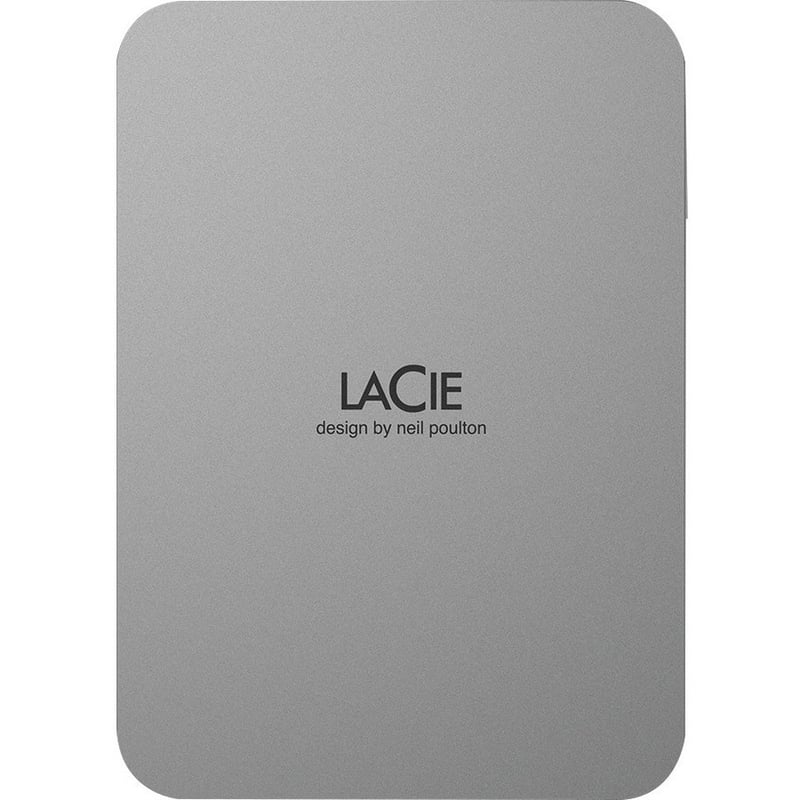 LaCie Mobile Drive Secure STLR4000400 4 TB Portable Hard Drive - 3.5" External - Space Gray - Thumbnail 2