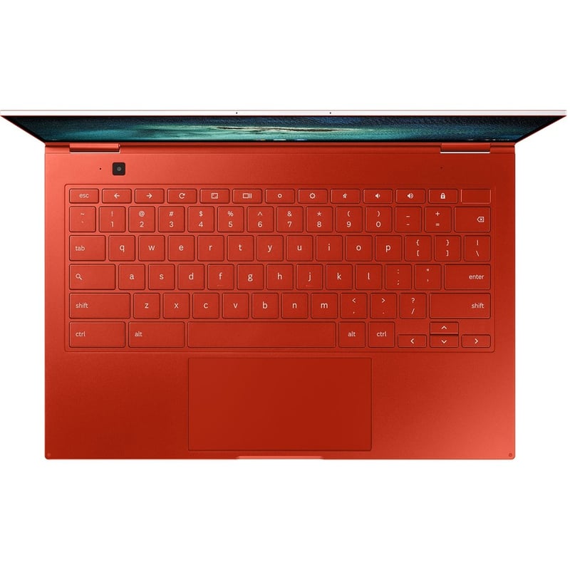 Samsung Galaxy Chromebook XE930QCA-K01US 13.3" Touchscreen Convertible 2 in 1 Chromebook - 4K UHD - 3840 x 2160 - Intel Core i5 10th Gen i5-10210U - 8 GB Total RAM - 256 GB SSD - Fiesta Red