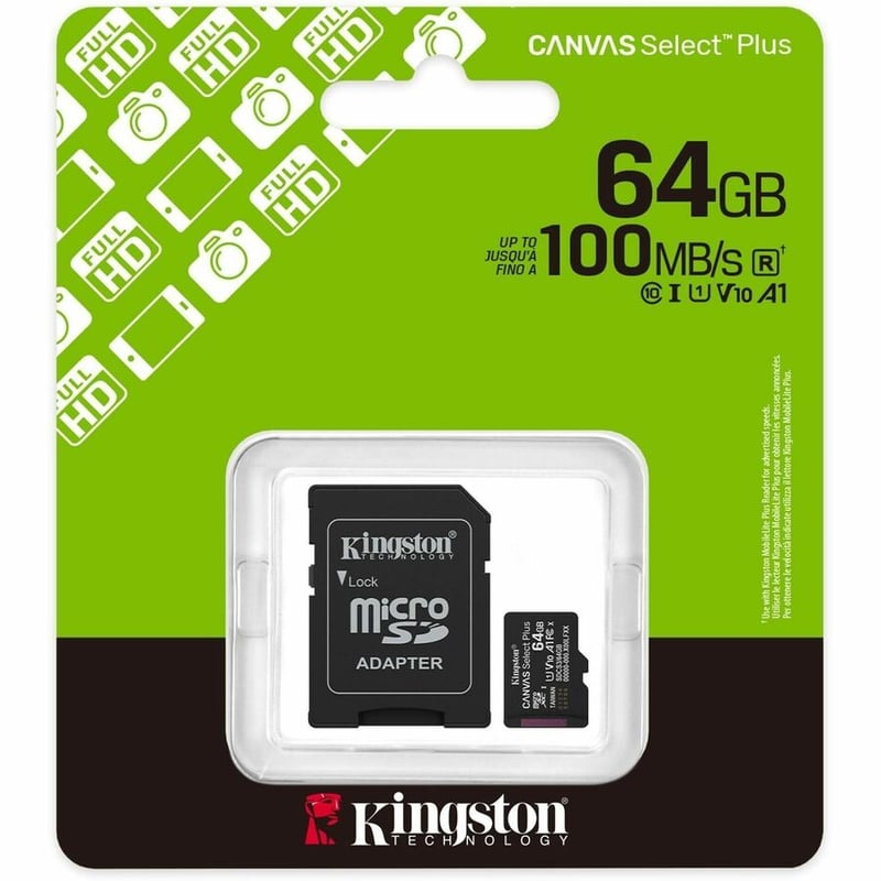 LA 64GB MICROSDXC CANVAS SELECT PLUS GEN3 100MB/S A1 CARD + ADAPTER - Thumbnail 3