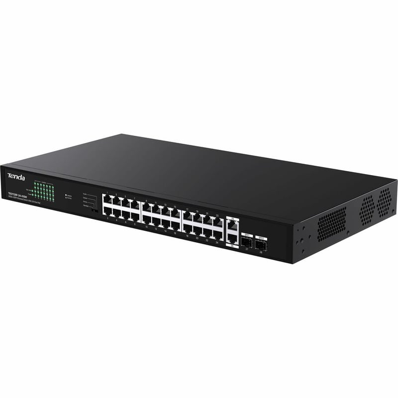 Tenda TEG1128P-24-410W Ethernet Switch - Thumbnail 2