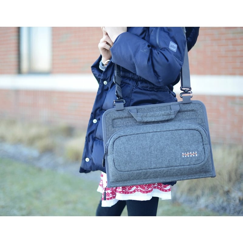 Higher Ground Datakeeper 2.0 Carrying Case for 11" Notebook, Chromebook - Gray - Thumbnail 2