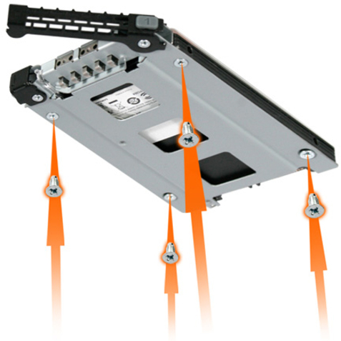Icy Dock EZ-Slide MB998TP-B Drive Bay Adapter for 2.5" Internal - Thumbnail 4