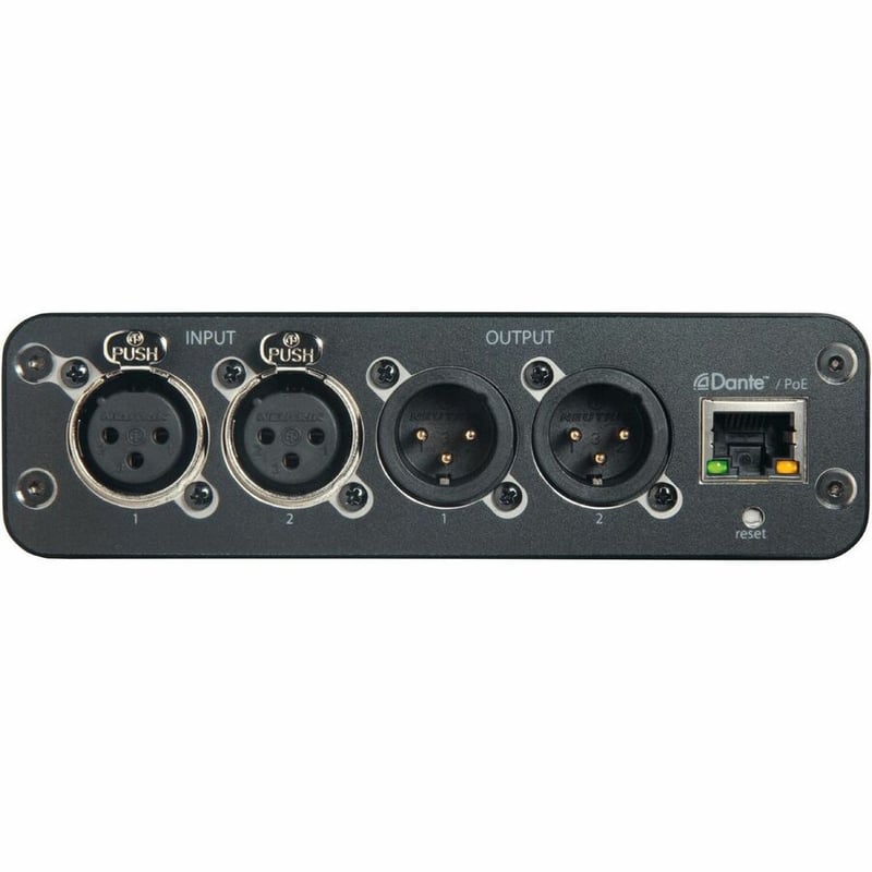 SHURE MXA ANI22-XLR 2 CH IN/2 CH OUT DANTE 1/3 RU XLR - Thumbnail 3