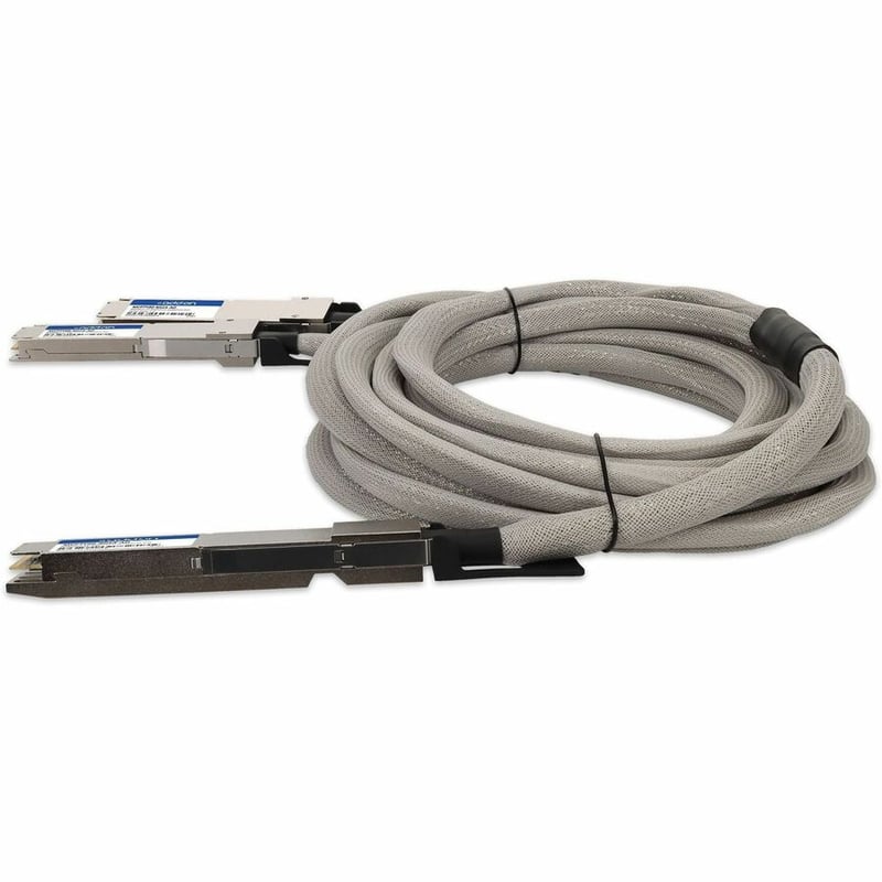 AddOn Mellanox® MCP7Y00-N02A Compatible TAA 800GBase-CU OSFP112 to 2xOSFP112-RHS Direct Attach Cable (Passive Twinax, 2.5m, Infiniband) - Thumbnail 2