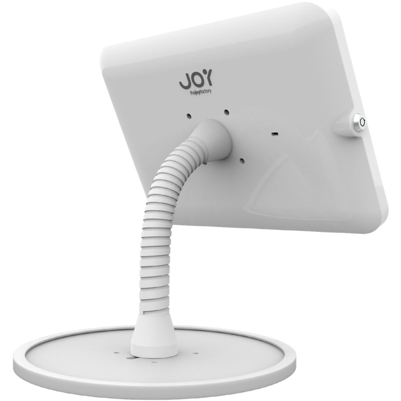 The Joy Factory Elevate II Flex Countertop Kiosk for Galaxy Tab A 10.1 (2019) (White) - Thumbnail 2