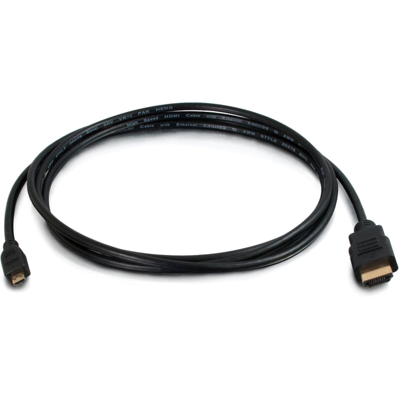C2G 10ft High Speed HDMI to Micro HDMI Cable with Ethernet - Thumbnail 4