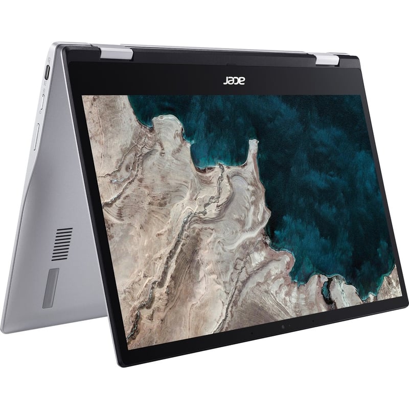 Acer Chromebook Spin 513 CP513-1H CP513-1H-S60F 13.3" Touchscreen Convertible 2 in 1 Chromebook - Full HD - 1920 x 1080 - Qualcomm Kryo 468 Octa-core (8 Core) 2.10 GHz - 4 GB Total RAM - 64 GB Flash Memory - Pure Silver - Thumbnail 2