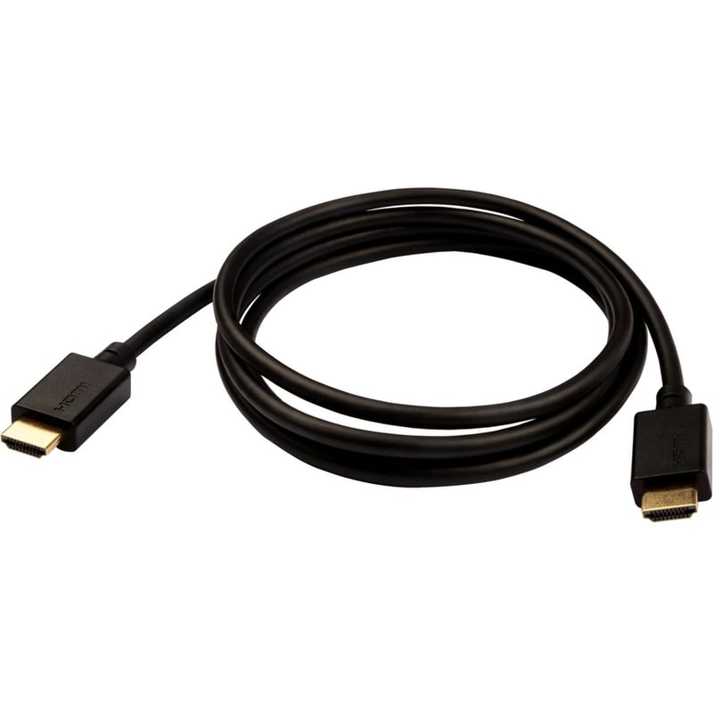 V7 Black Video Cable Pro HDMI Male to HDMI Male 2m 6.6ft - Thumbnail 1
