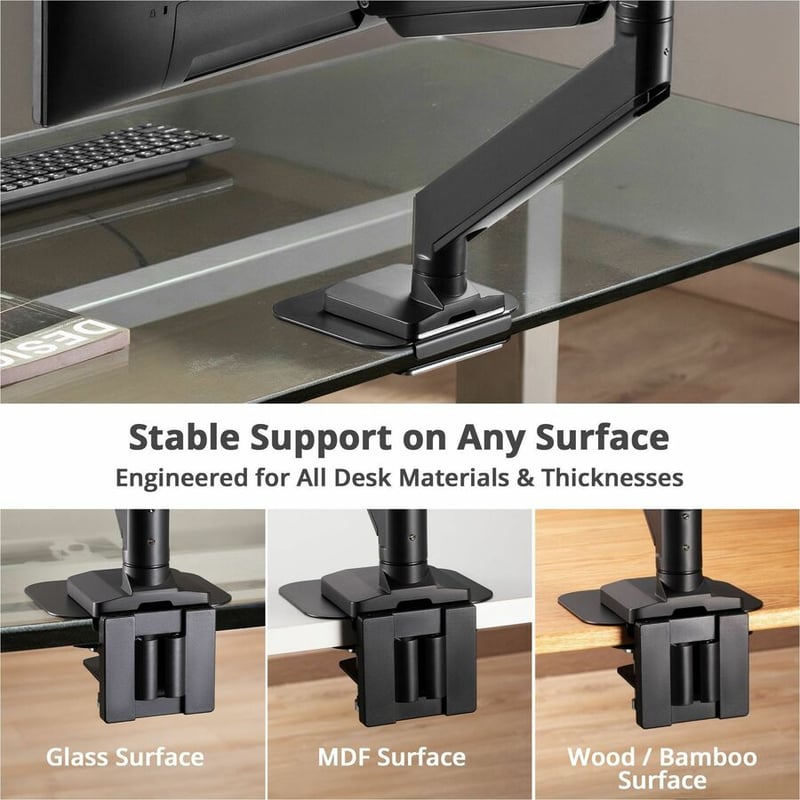 ADJUSTABLE REINFORCEMENT BRACKET MOUNT PLATE-BLACK - Thumbnail 4