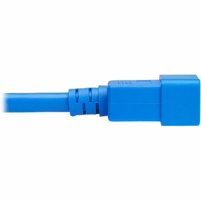 POWER CORD C20 C21 HEAVY-DUTY 20A 250V 12 AWG 6FT BLUE - Thumbnail 4