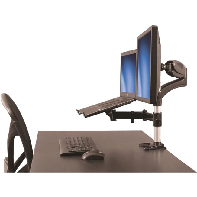 StarTech.com Laptop Monitor Stand, Computer Monitor Stand, Articulating, VESA Mount Monitor Desk Mount, For up to 27"(17.6lb/8kg) Displays - Thumbnail 2