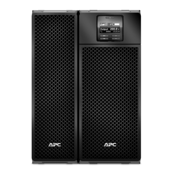 APC Smart-UPS On-Line, 6kVA/6kW, Tower, 208V, 8x 5-20R+4x L6-20R+3x L6-30R+1x L14-30R NEMA, NMC+SmartSlot, W/ transformer 208V to 120V, W/O rail kit - Thumbnail 2