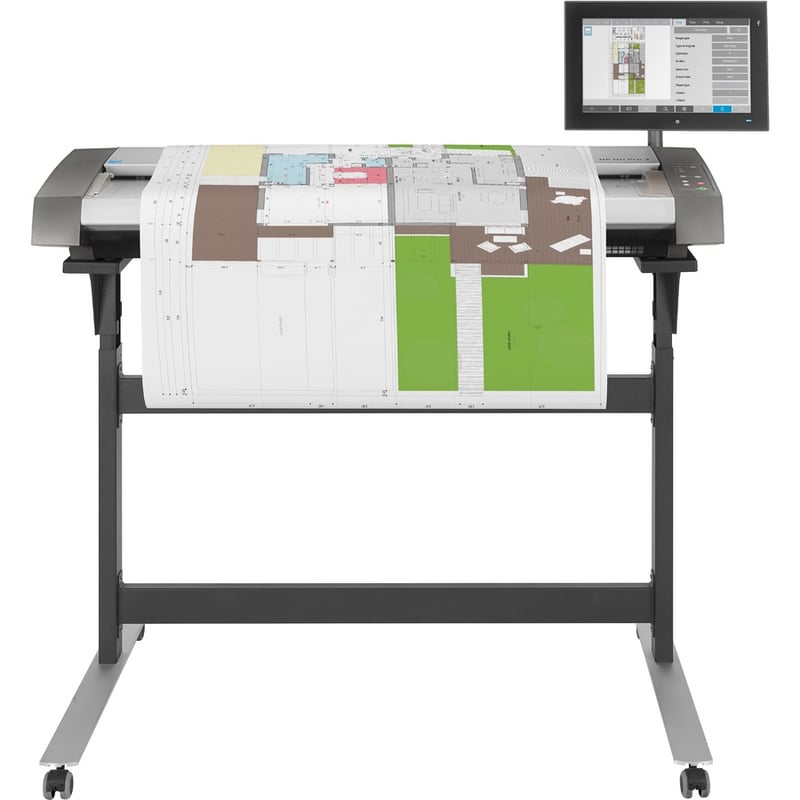 HP HD Pro HD Pro 42-in Large Format Sheetfed Scanner - 1200 dpi Optical - Thumbnail 4