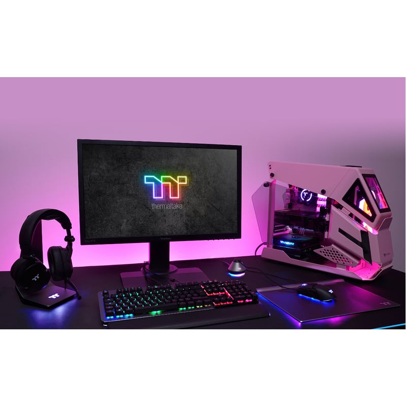 Thermaltake AH T200 Pink Micro Chassis - Thumbnail 4