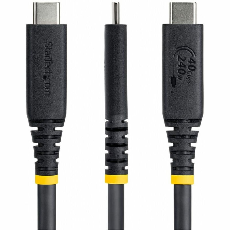 3FT USB4 CABLE BLACK USB-IF CERTIFIED 8K60/DP2.1/240W/40GBPS - Thumbnail 2